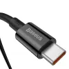 Baseus Superior USB-C į USB-C laidas 1m Juodas 100W Greitas įkrovimas ir duomenų sinchronizavimas