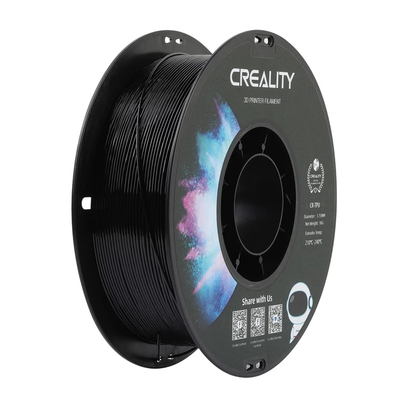 Creality TPU Filament (Juoda) 1,75 mm 1 kg