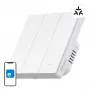 SONOFF M5-3C-86W WiFi Matter Smart Wall Switch (3 kanalų) Baltas