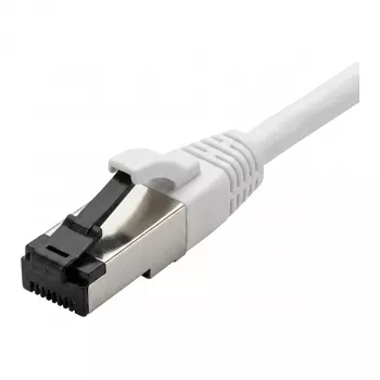 Synergy21 Patch Cable RJ45, CAT8.1 2000MHz, 0,15m, White, S-STP (S/FTP), TPE/LSZH (SuperFlex), AWG26