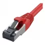 Synergy21 Patch Cable RJ45, CAT8.1 2000MHz, 0,15m, Raudona, S-STP (S/FTP), TPE/LSZH (SuperFlex), AWG26