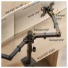 Equip Dvigubas monitoriaus laikiklis ant stalo 17-32 inch 360° Sukiojamas 10kg Juodas
