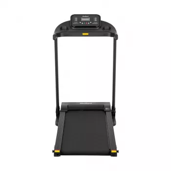 REBEL ACTIVE RBA-1001 Sulankstomas elektrinis bėgimo takelis su LCD ekranu, 12 programų, 12 km/h, sidabrinis/juodas