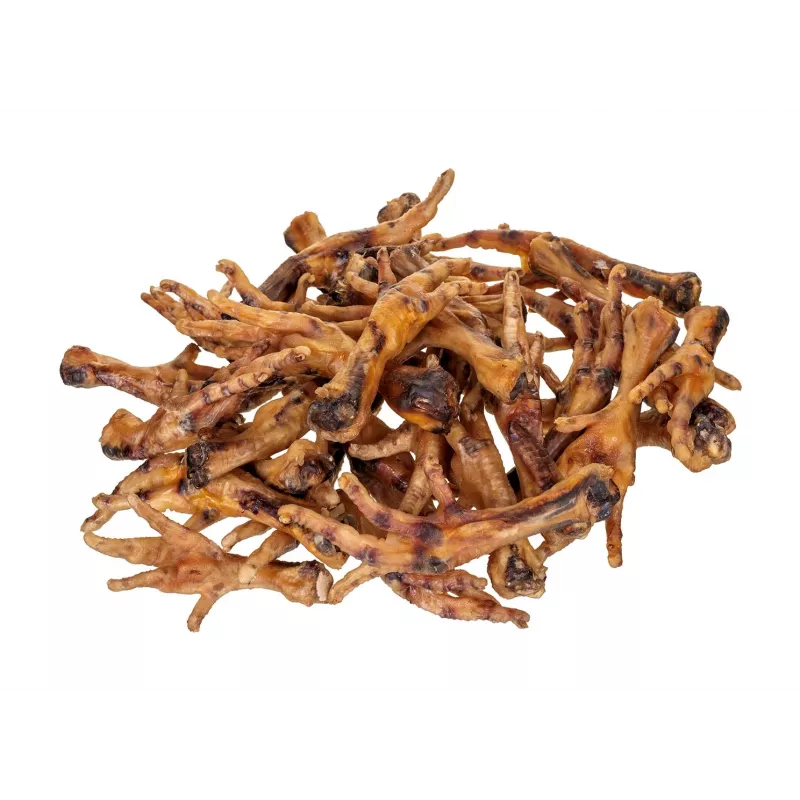 PETITTO Džiovintos vištų pėdos šunų skanėstas 1kg