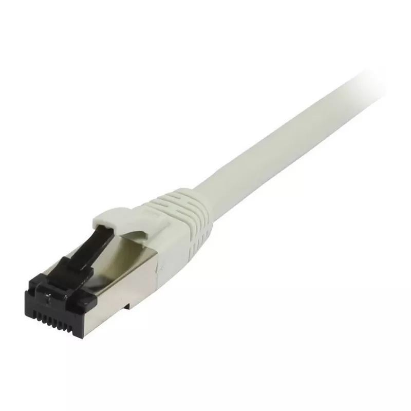 Synergy21 Patch Cable RJ45, CAT8.1 2000MHz, 2m, Grey, S/FTP, TPE/LSZH SuperFlex, AWG26