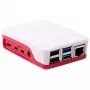 Raspberry Pi 4 Dėklas Raudonas/Baltas Oficialus Apsauginis Korpusas