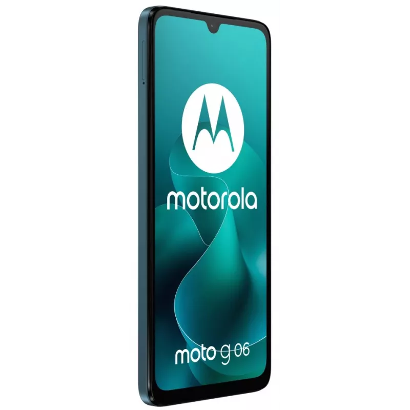 Motorola G06 Tapestry 4/64GB išmanusis telefonas, 6,88 inch ekranas, 50MP kamera, Dual SIM, 4G LTE, Tapestry Blue
