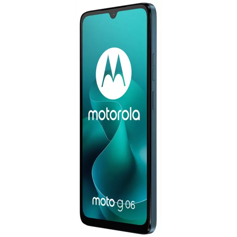 Motorola G06 Tapestry 4/64GB išmanusis telefonas, 6,88 inch ekranas, 50MP kamera, Dual SIM, 4G LTE, Tapestry Blue