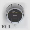 REBEL Active Trampoline PRO 10ft/305 cm su apsauginiu tinklu, juoda/mėlyna