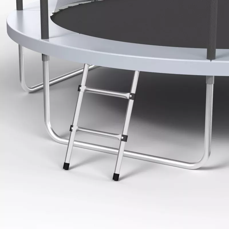 REBEL Active Trampoline PRO 10ft/305 cm su apsauginiu tinklu, juoda/mėlyna