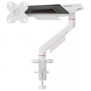 Equip stalinis laikiklis 17-40 inch ekranams, 360° sukimas, 12 kg, juoda/balta