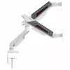 Equip Dvigubas monitoriaus laikiklis ant stalo 17-35 inch 180° Gaming 12kg Juoda/Balta
