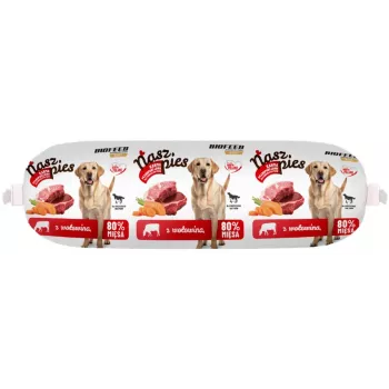 BIOFEED Nasz Pies Beef Loaf Dog Food 1 kg