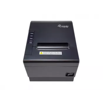Equip 58/80mm terminis POS kvitų spausdintuvas su automatiniu pjaustytuvu, USB/Bluetooth/WiFi/pinigų stalčiaus jungtimi, juodas