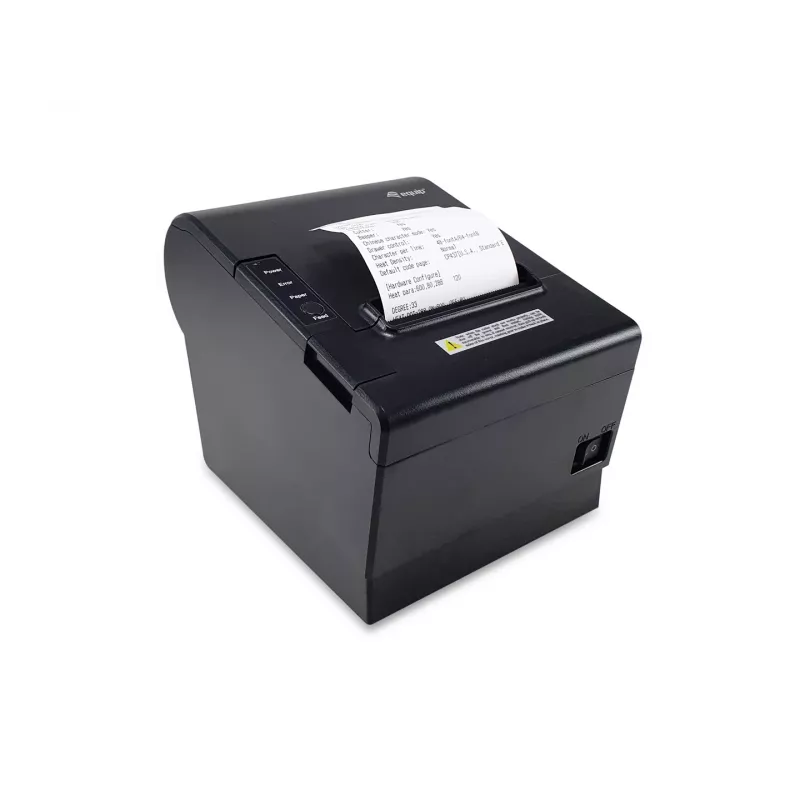 Equip 58/80mm terminis POS kvitų spausdintuvas su automatiniu pjaustytuvu, USB/Bluetooth/WiFi/pinigų stalčiaus jungtimi, juodas