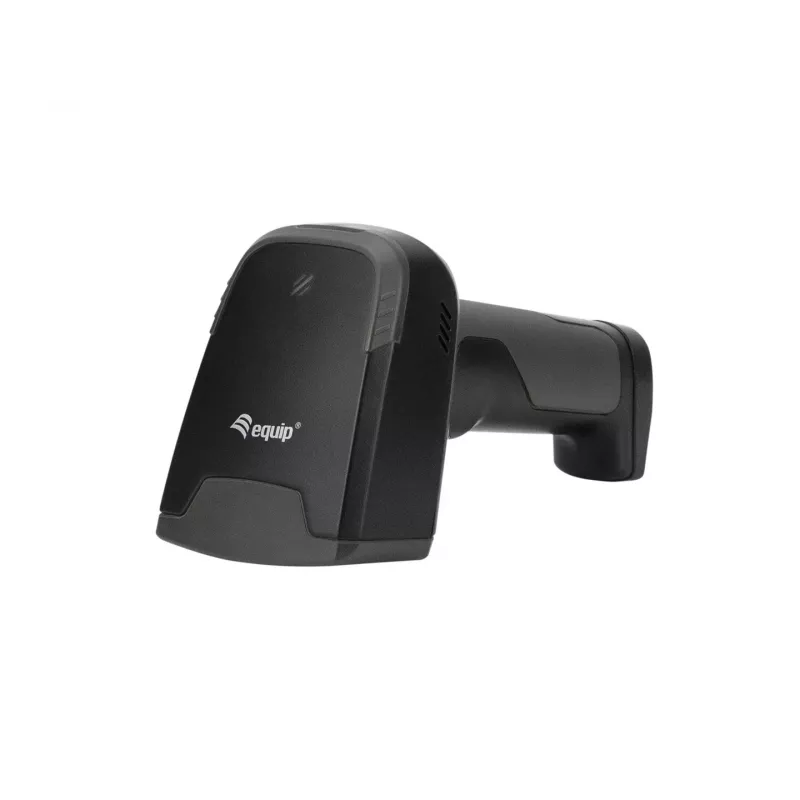 Equip 2D brūkšninių kodų skaitytuvas lazerinis belaidis/2.4GHz+BT+USB pilkas