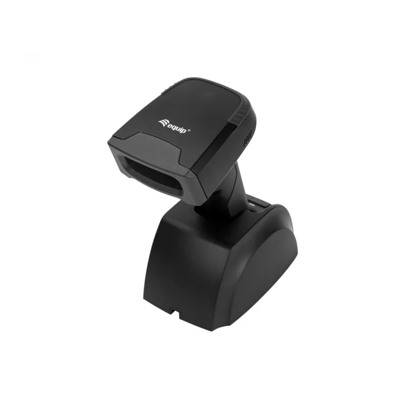 Equip 2D brūkšninių kodų skaitytuvas lazerinis belaidis/2.4GHz+BT+USB pilkas
