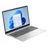 HP 15-fc0002nw nešiojamas kompiuteris - AMD Ryzen 7 5825U, 15,6 colio FHD, 16 GB RAM, 512 GB SSD, Windows 11 Home, Natural Silver, 2 metų garantija
