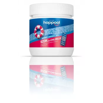 Acrylmed EXTRA CHLOR granulės, skirtos dumblių, grybelių ir bakterijų kontrolei baseinuose, 0,4 kg