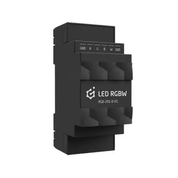 Grenton RGBW LED Dimming Module, DIN Rail Mounting, TF-Bus, 4-Channel, PWM, 24V DC, 5A per Channel