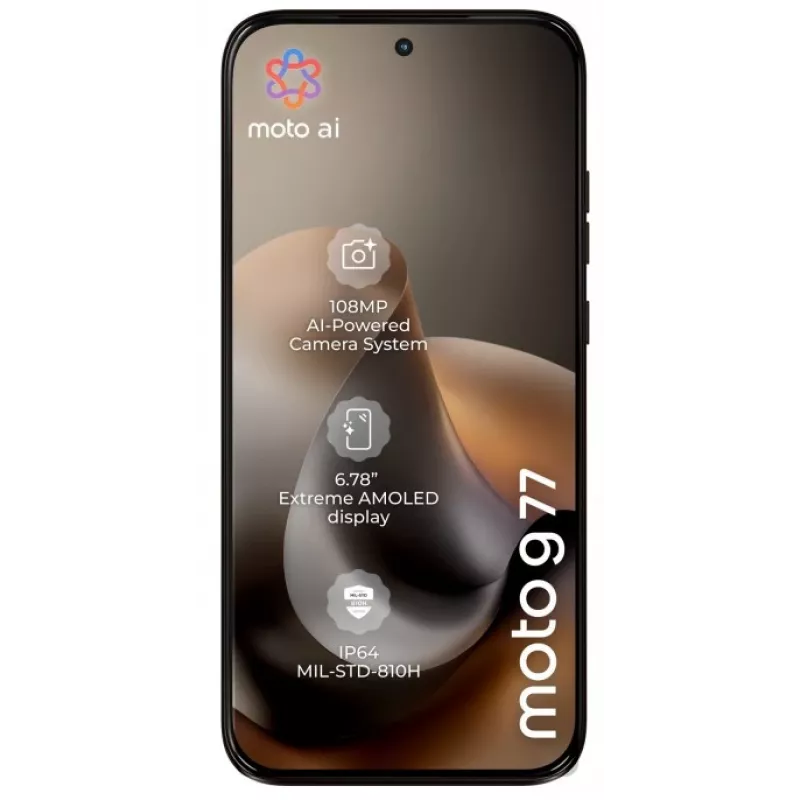 MOTOROLA G77 8GB 128GB 6.78 colio pOLED 120Hz 108MP Dual SIM 5G Juoda Alyvuogė