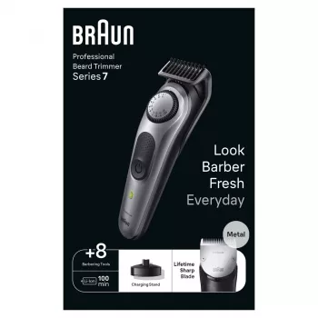 Braun BT7420 Barzdos Trimmeris - Viskas Viename Trimmeris - Juoda/Pilka