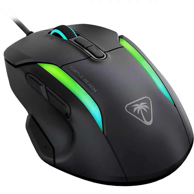 Turtle Beach Kone II ergonominė RGB žaidimų pelė, juoda