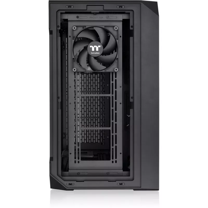 Thermaltake CTE C700 Air Mid Tower E-ATX korpusas su grūdinto stiklo šoniniu dangteliu, juodas