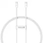 Baseus Superior USB C į USB C duomenų laidas 1 m 30 W baltas