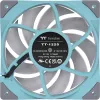 Thermaltake TOUGHFAN 12 Turquoise High Static Pressure Radiator Fan 120mm Single Pack