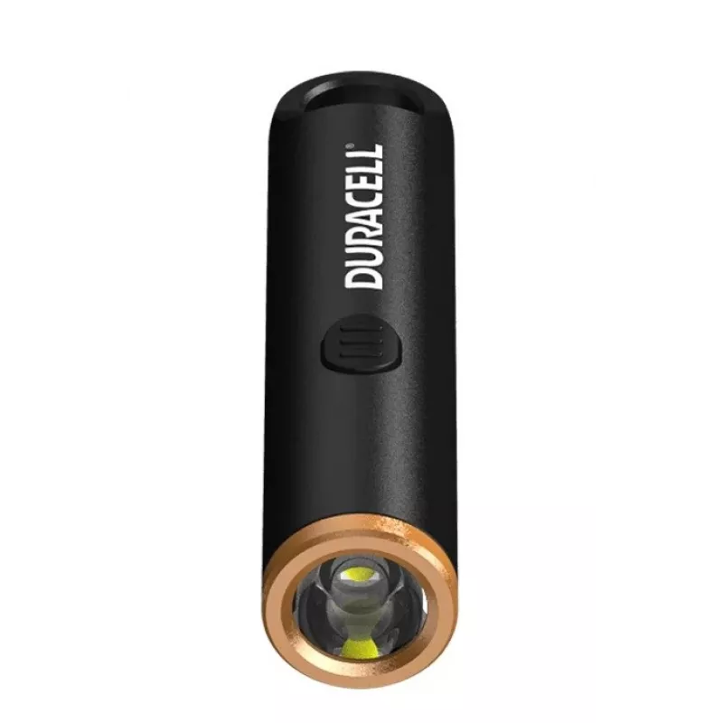 Duracell DK100R Raktų Pakabuko Žibintuvėlis 100 Lumenų Įkraunamas Juodas