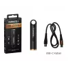Duracell DK100R Raktų Pakabuko Žibintuvėlis 100 Lumenų Įkraunamas Juodas