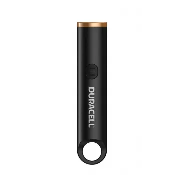 Duracell DK100R Raktų Pakabuko Žibintuvėlis 100 Lumenų Įkraunamas Juodas