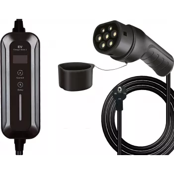 Helos E-Car Charger Type 2 to Schuko TUEV 16A 5m