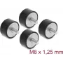 Delock Vibracijos slopintuvas M8 x 1,25 mm D 40 x A 20 mm su 2 srieginiais kaiščiais 4 vnt. Juodas (60817)