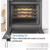 BOSCH HBG571EB4 Įmontuojama orkaitė, juoda, 71 L, pirolitinis savaiminis valymas, 7 šildymo būdai