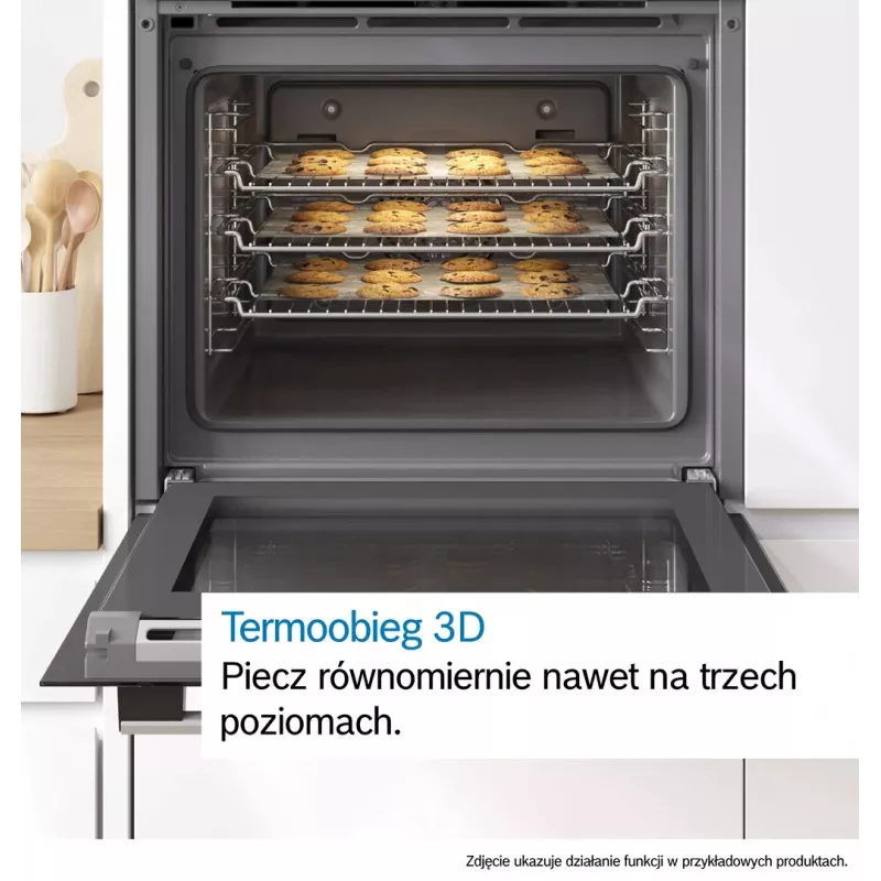BOSCH HBG571EB4 Įmontuojama orkaitė, juoda, 71 L, pirolitinis savaiminis valymas, 7 šildymo būdai