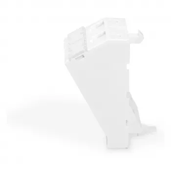 DIGITUS Keystone Faceplate 2-Port 45x45mm Angled White
