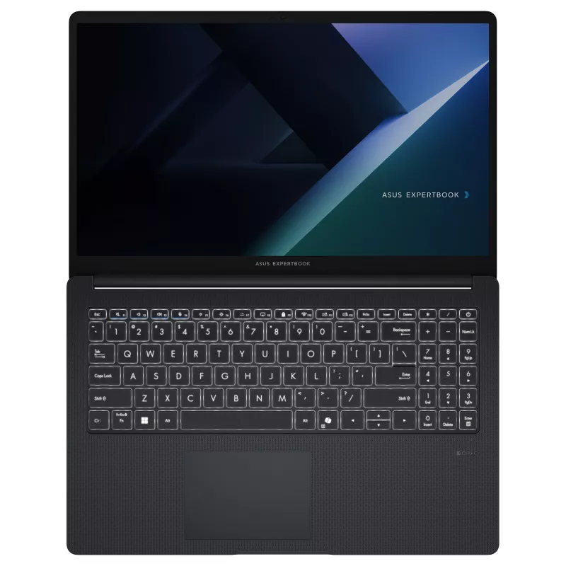 ASUS ExpertBook B1 B1503CVA-S79180 15.6 colio Full HD IPS nešiojamas kompiuteris, Intel Core 7 150U, 16 GB DDR5, 256 GB SSD, FreeDOS, vokiška klaviatūra, Star Black