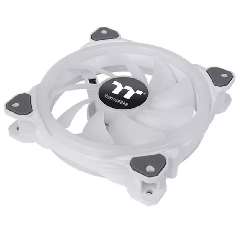 Thermaltake Riing Trio 12 RGB Radiator Fan White TT Premium Edition (3 rinkinys su valdikliu)