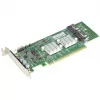 Supermicro AOC-SLG4-4E4T-O 4 prievadų NVMe SSD žemo profilio PCIe 4.0 x16 pagrindinės magistralės adapteris