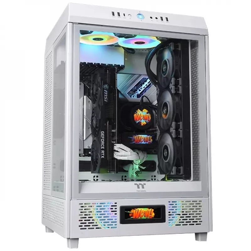 Thermaltake LCD Panel Kit Snow White, skirtas The Tower 500