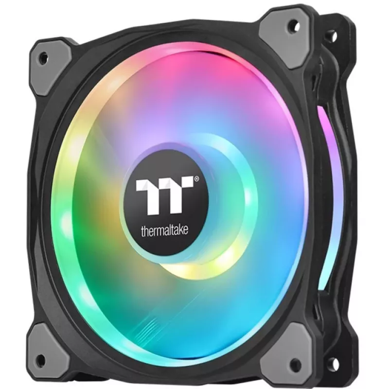 Thermaltake Riing Duo 14 RGB Radiator Fan 3 Pack Black - Premium Edition - 140 mm