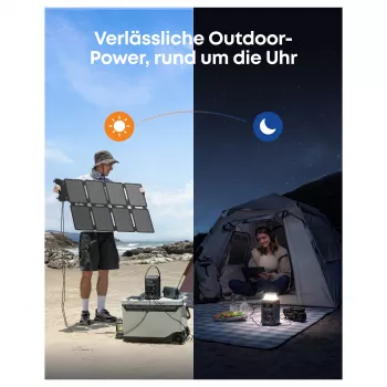 Anker SOLIX PS100 nešiojamas saulės skydas 100W (A24353A1)