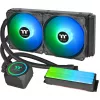Thermaltake Floe RC 240 All-in-One skystis aušinimo sistema CPU su integruotu RAM vandens bloku, 240mm radiatorius, 2x 120mm ARGB PWM ventiliatoriai, Intel/AMD