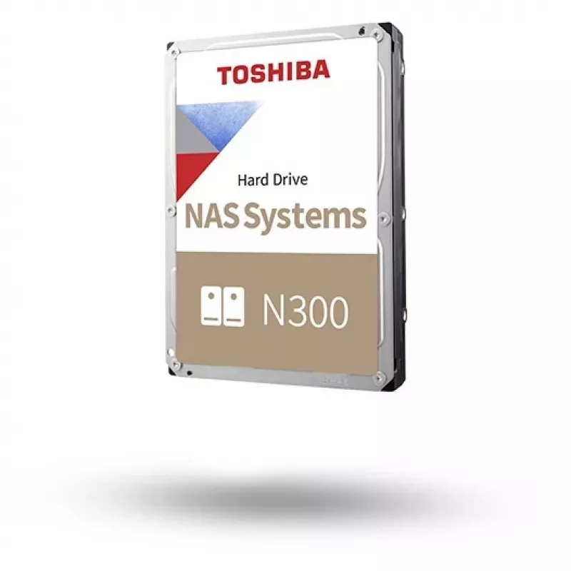 Toshiba N300 8TB NAS kietasis diskas 7200RPM 256MB talpykla SATA III 3,5 colio mažmeninė