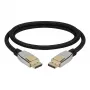 GOOD CONNECTIONS Premium DisplayPort 2.0 laidas, 54 Gbit/s, UHBR 13.5, 4K @240Hz / 8K @60Hz, pilnas metalinis jungtis, varis, 3 m, juoda