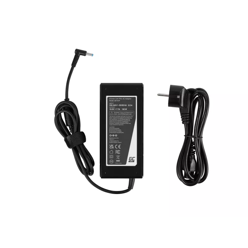 Green Cell PRO 19.5V 7.7A 150W Laptop Power Adapter, skirtas HP ZBook 15 G3 G4 G5 G6