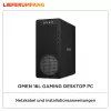HP OMEN 16L Desktop TG03-0177ng, juodas metalas, Ryzen 7 8700F, 32 GB RAM, 1 TB SSD, GeForce RTX 5060 Ti