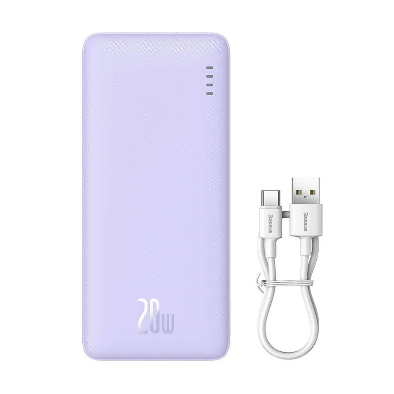 Baseus Airpow - 20 000 mAh 20W Power Bank (Violetinė)